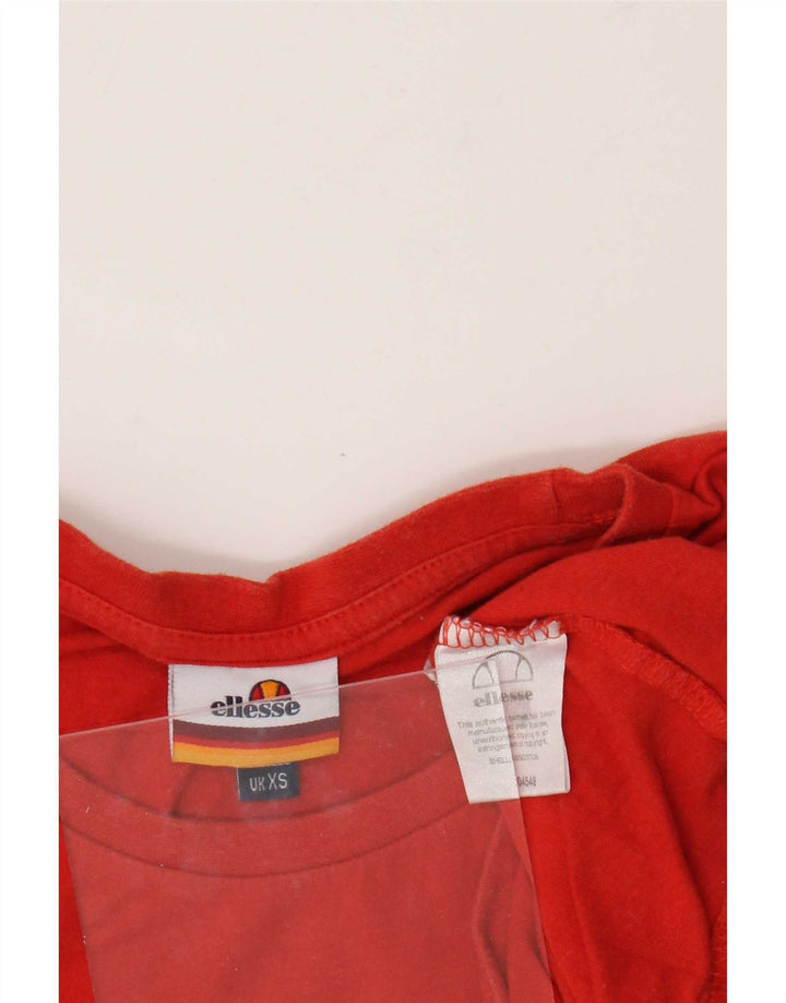 Ellesse muška majica kratkih rukava XS narančasti pamuk