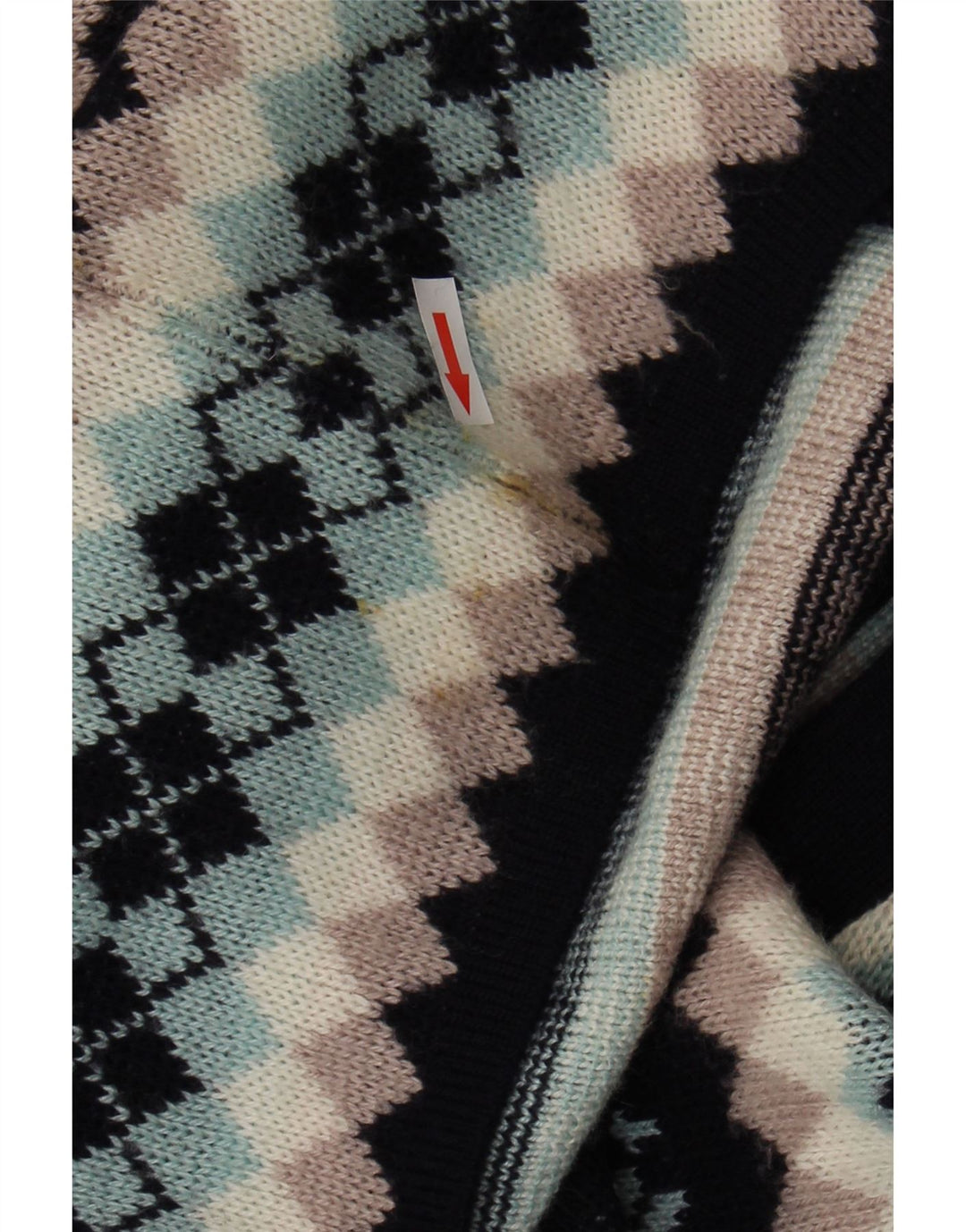 Cancun ženski kardigan džemper UK 16 velika crna poštena vuna