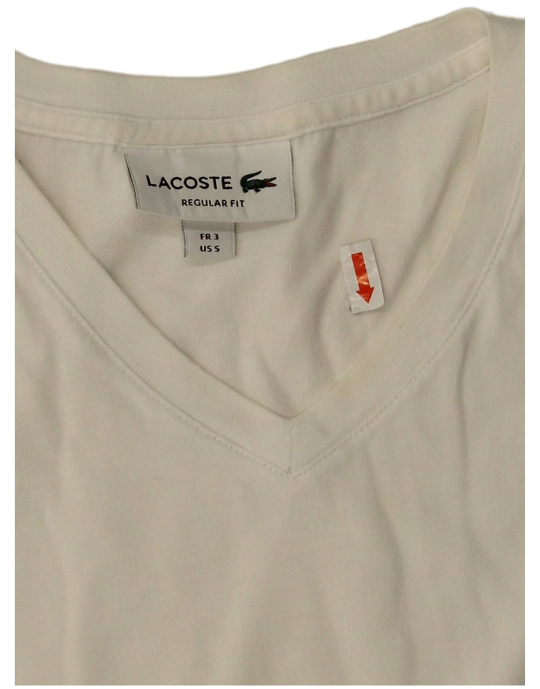 Lacoste muška majica kratkih rukava Regular Fit, veličina 3, mali bijeli pamuk
