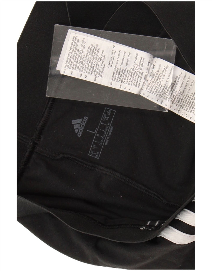 ADIDAS ženske tajice UK 16/18 velike crne pamučne