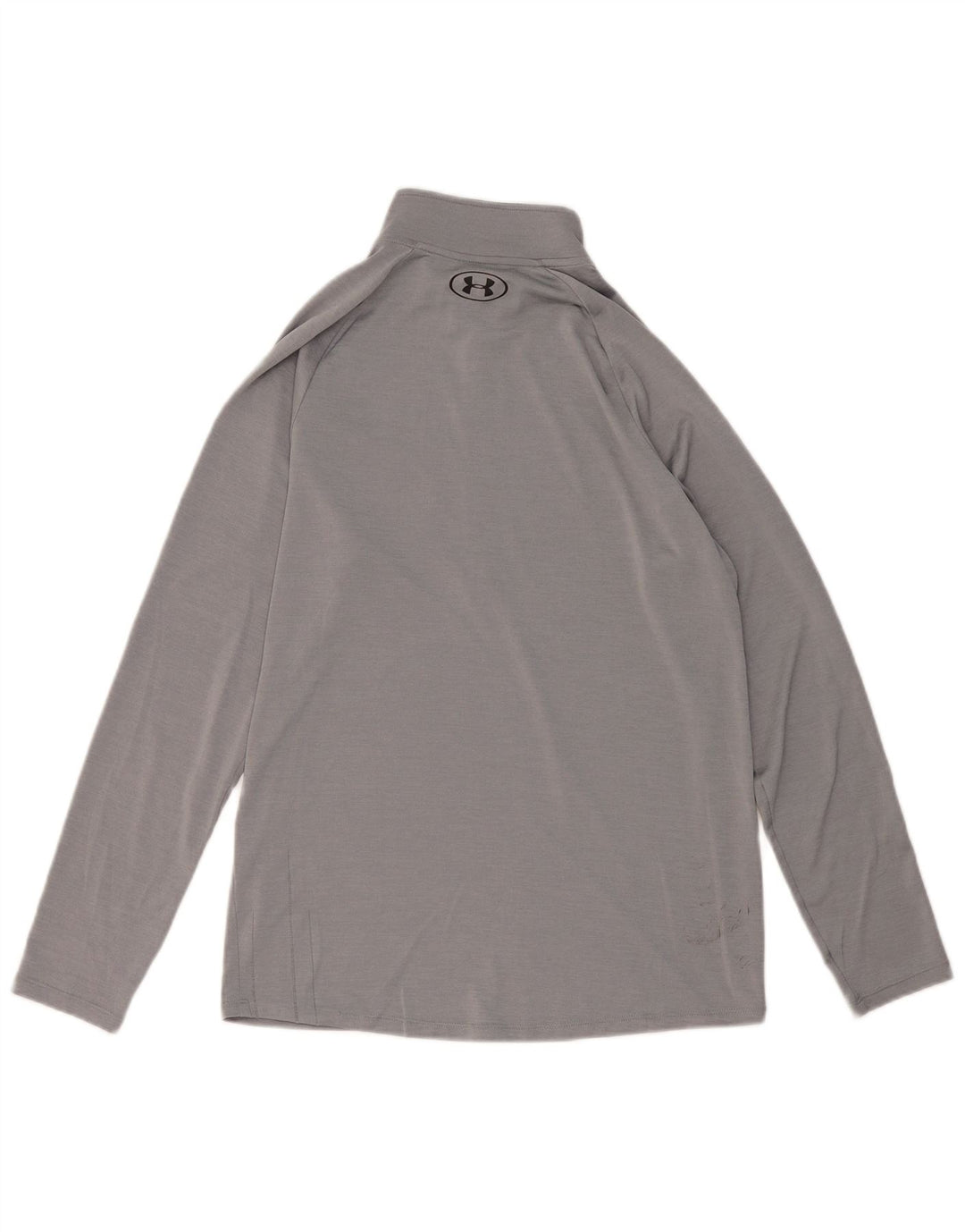 UNDER ARMOUR Muška trenirka Heat Gear Zip Neck Pulover Gornji dio srednje sive boje