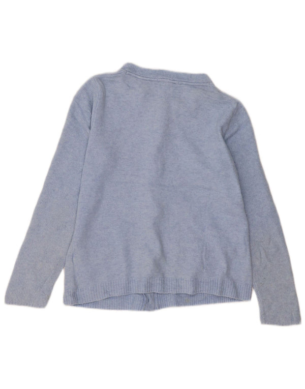 WHITE STUFF Ženski kardigan pulover UK 12 Srednje plavi najlon