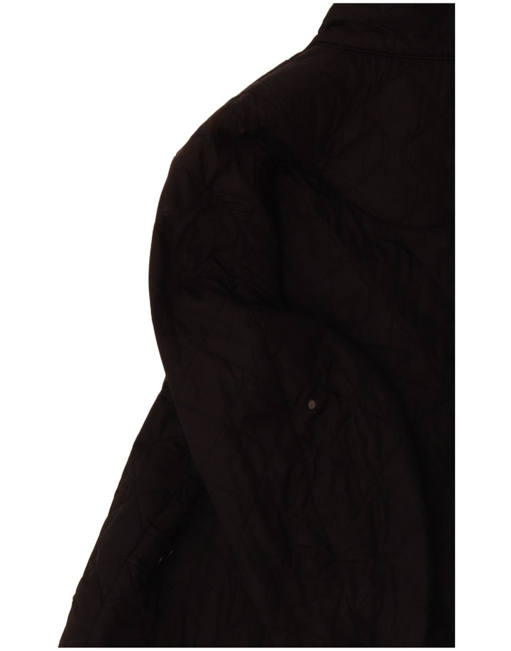 BARBOUR Muška prošivena jakna UK 36 Mala crna