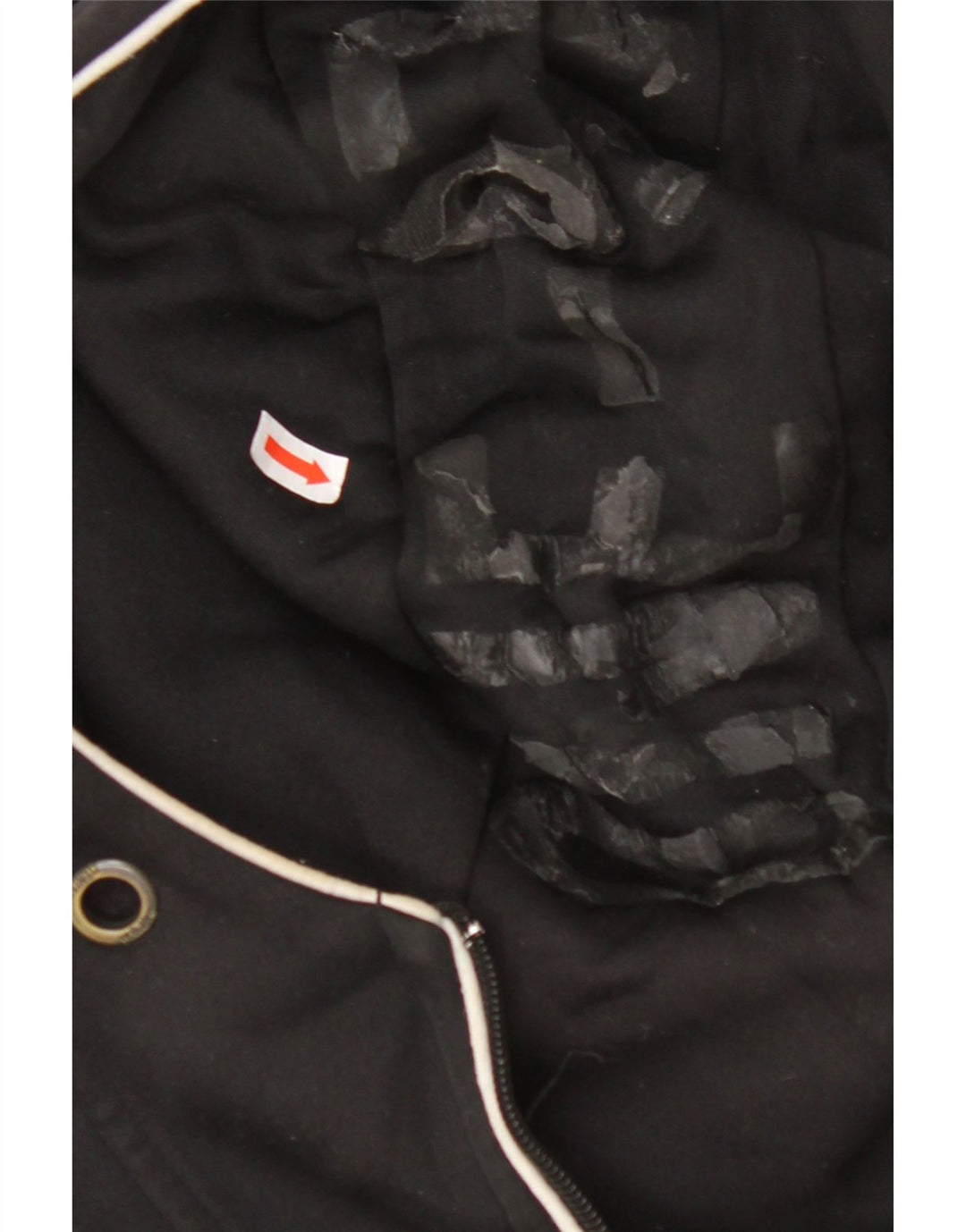 JACK & JONES Ženski pulover s kapuljačom na patentni zatvarač UK 14 srednje crne boje