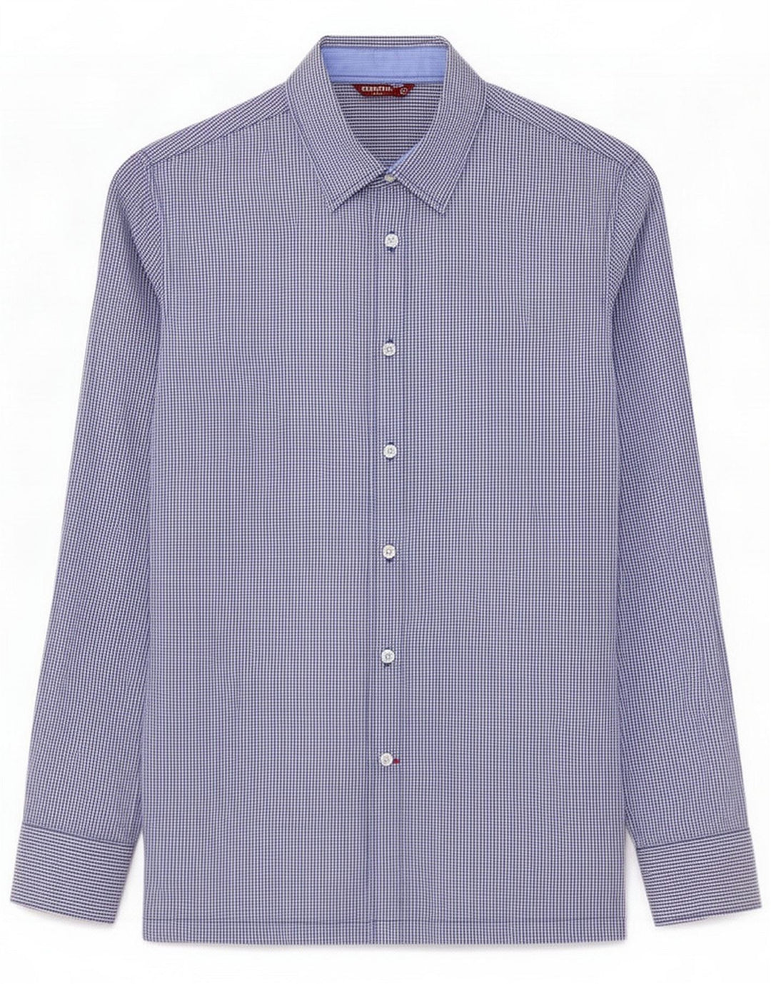 Carrera muška košulja Medium Blue Gingham Cotton