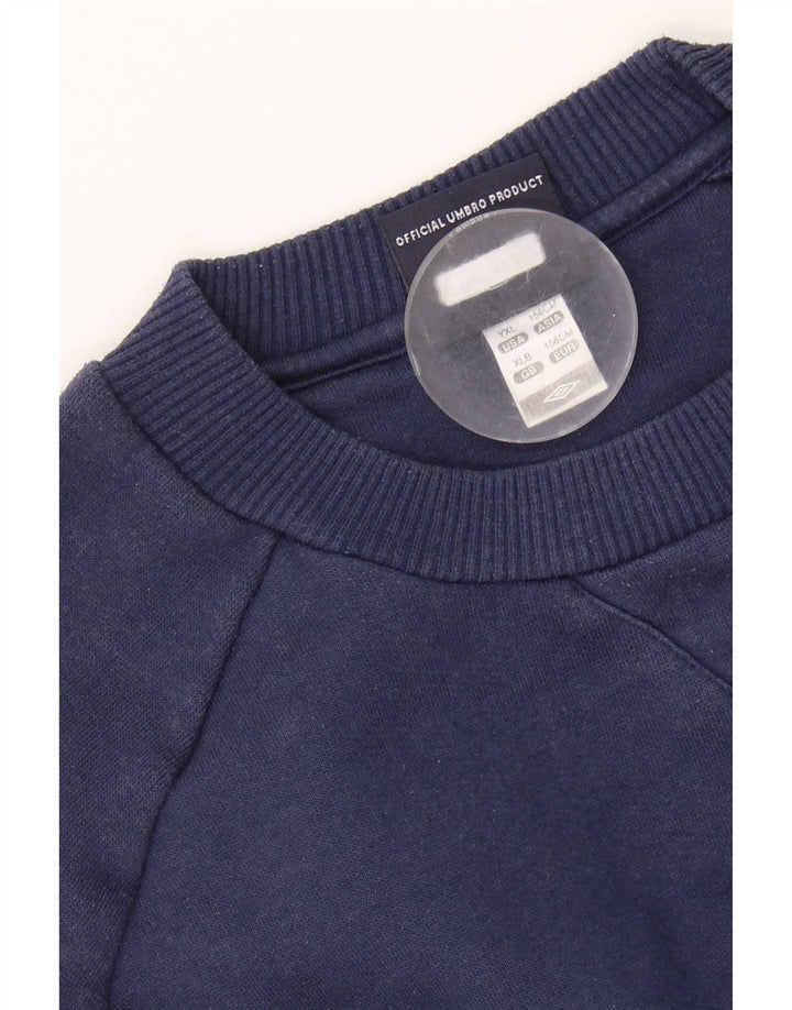 Umbro Boys Sweatshirt Džemper 12-13 godina XL tamnoplavi poliester