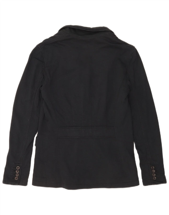 Ženska jakna s 3 gumba Ralph Lauren US 6 srednje crni pamuk