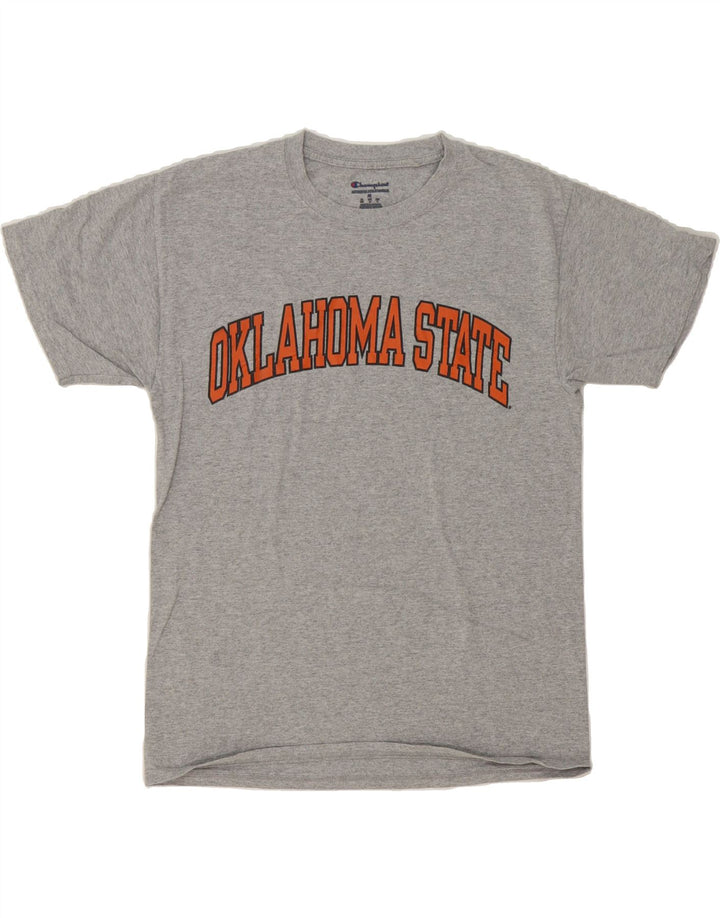 CHAMPION Mens Graphic T-Shirt Top Medium Grey Vintage Champion and Second-Hand Champion from Messina Hembry 