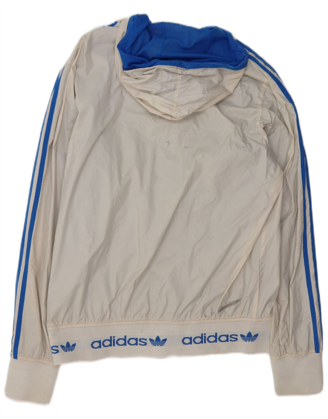 Adidas muška grafička jakna s kapuljačom UK 38 srednje bijele boje
