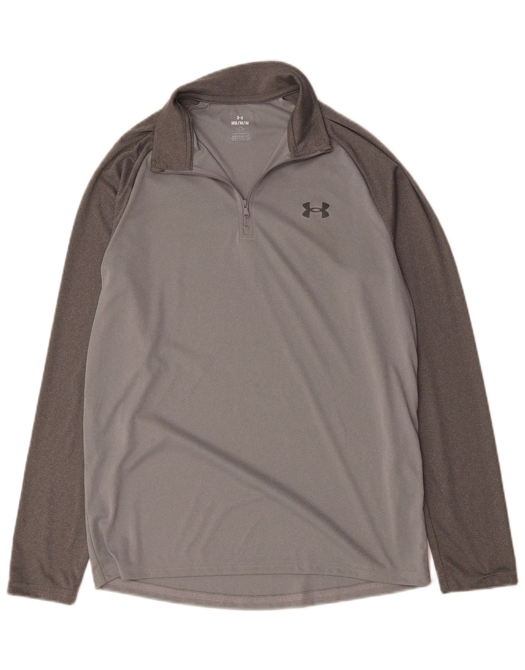 Under Armour muška majica s izrezom i dugim rukavima srednje sive boje