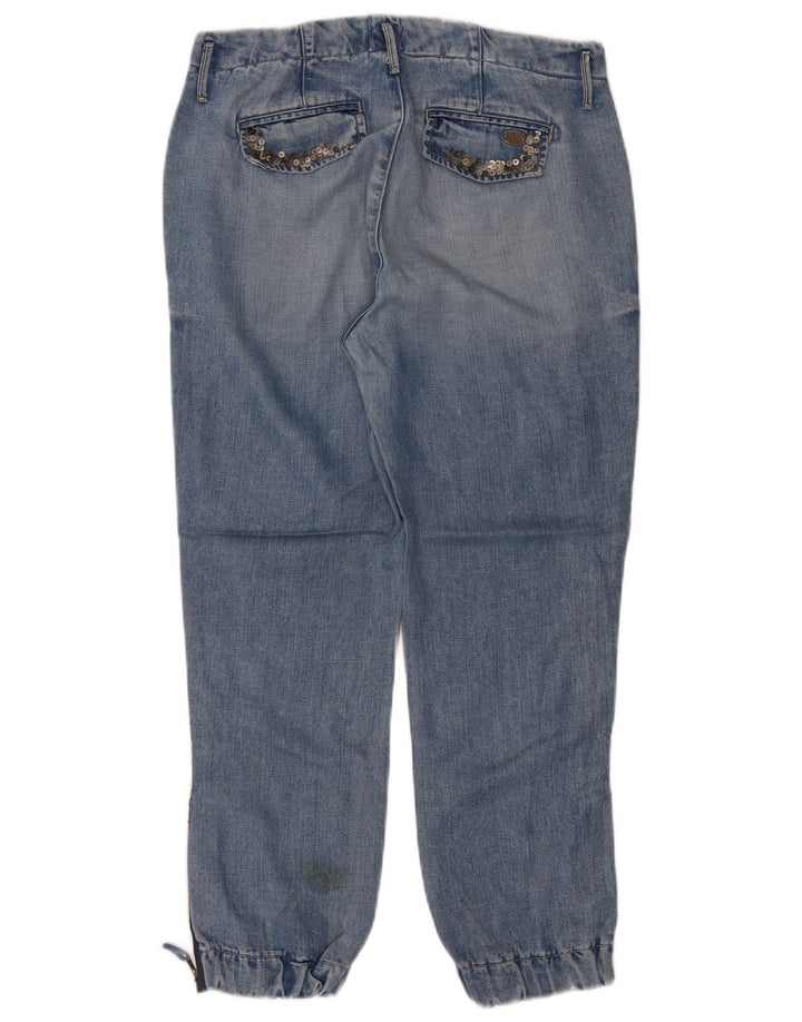 GUESS Womens Joggers Cropped Jeans W28 L25 Blue Lyocell