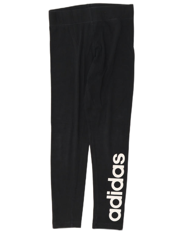 Adidas ženske grafičke uske tajice UK 8/10 male crne