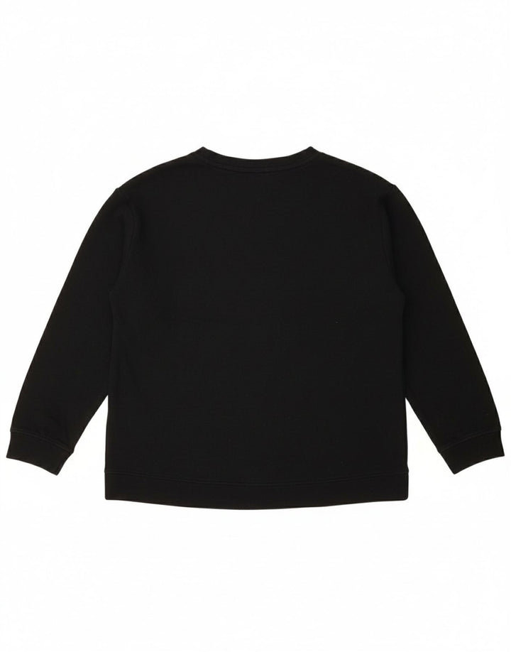 ORVIS Womens Sweatshirt Jumper UK 14 Medium Black Modal