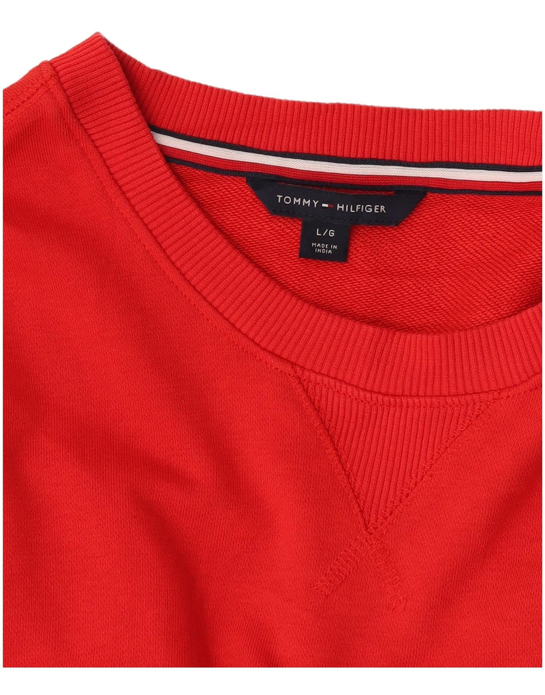 Tommy Hilfiger Ženska majica s kratkim rukavima UK 16 Velika crvena