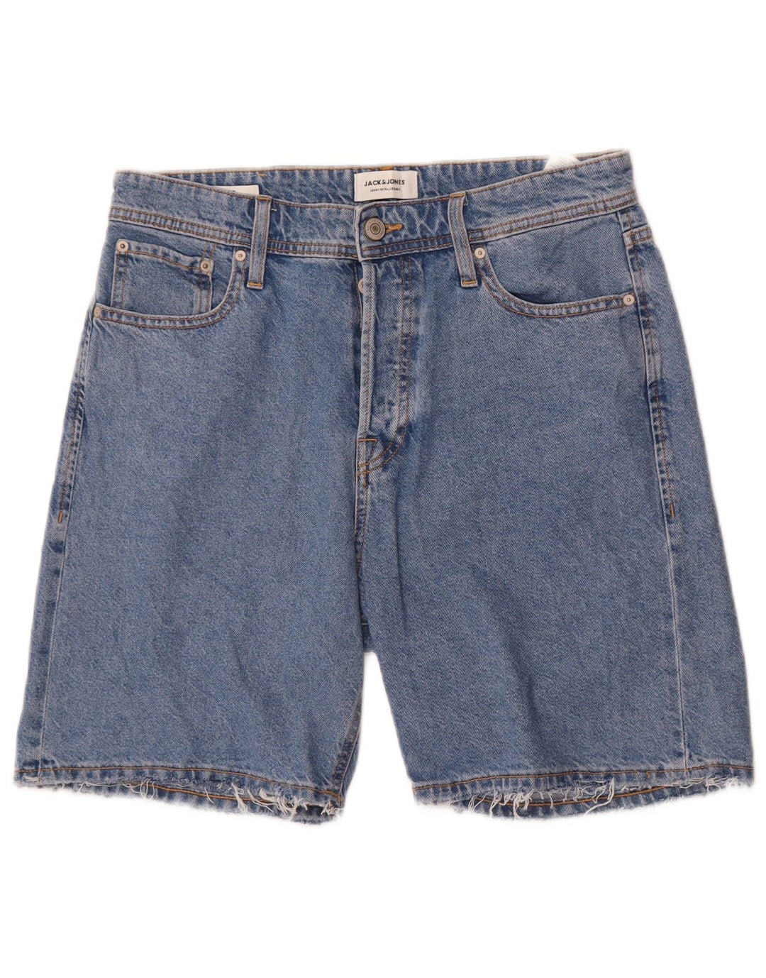 Jack & Jones muške traper kratke hlače srednje veličine W32 plavi pamuk