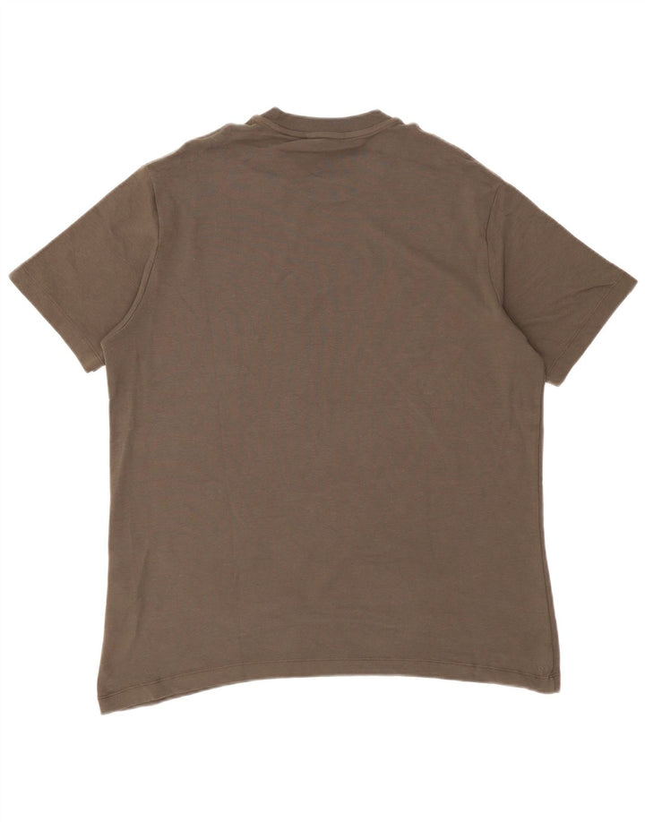 Veliki sivi pamuk, muška majica kratkih rukava Massimo Dutti