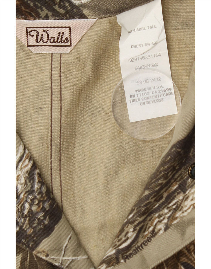 Walls Muški visoki kombinezon 3XL kaki kamuflažni pamuk