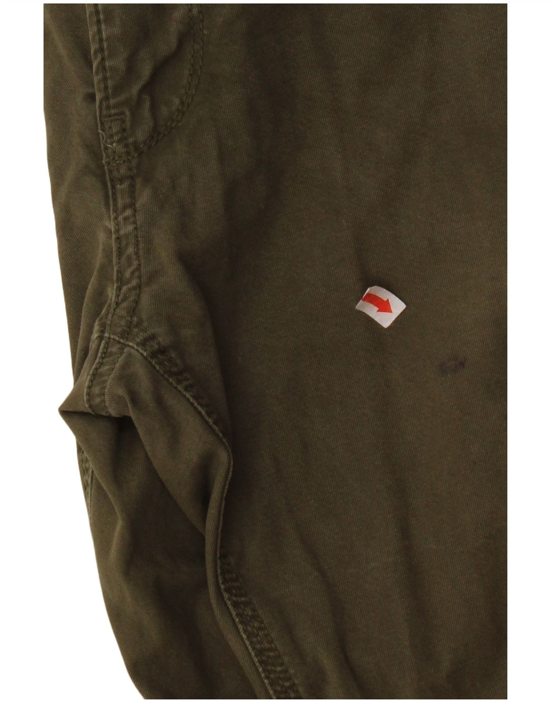 CALVIN KLEIN Muške uske Cargo hlače W29 L29 kaki pamuk