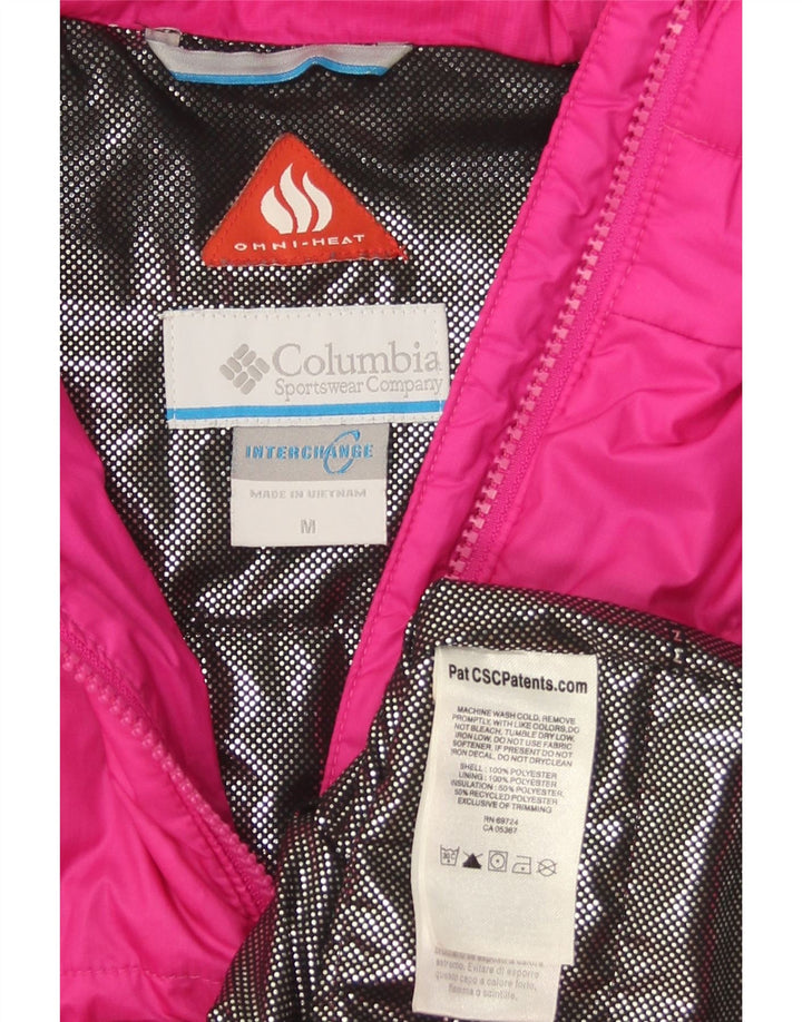 Ženska podstavljena jakna Columbia Interchange Liner UK 14 srednje ružičasti poliester