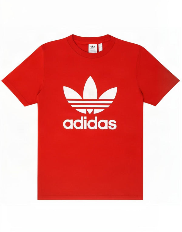 Adidas ženska majica kratkih rukava s grafičkim motivima UK 16 Large Red Cotton