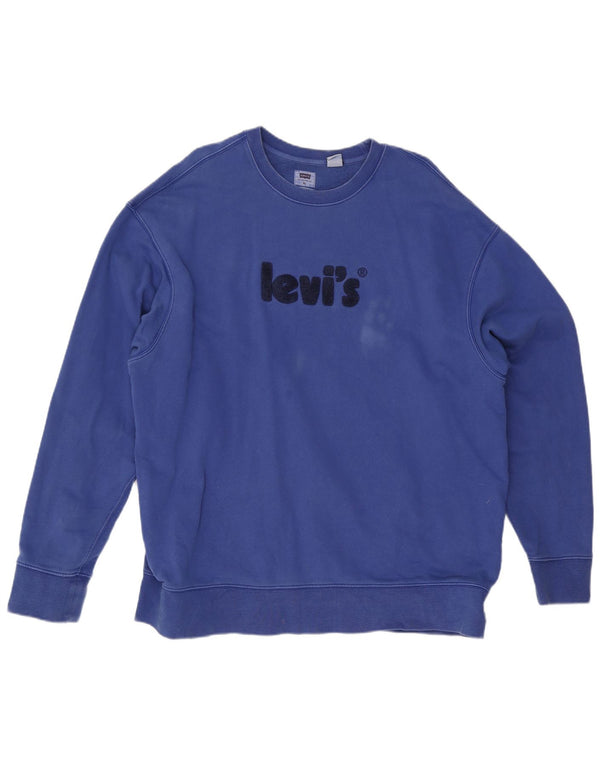 Levi's muška majica opuštenog kroja XL plavi pamuk