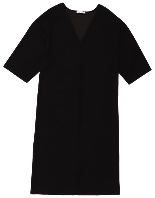 Zara Womens Regular Basic Dress UK 10 Small Black