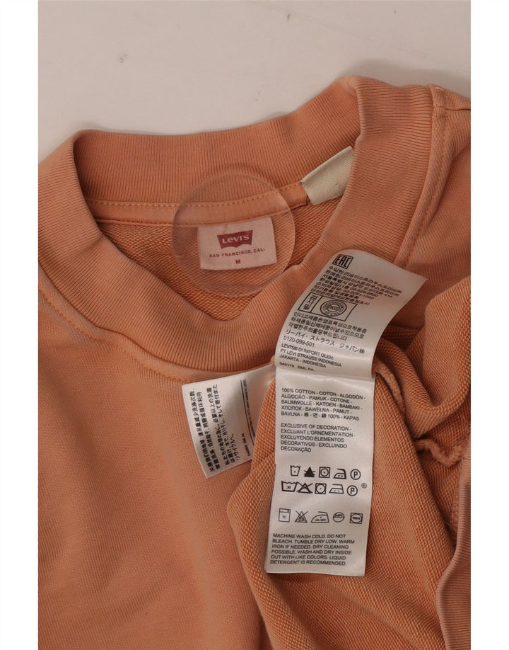 LEVI'S Ženska majica s velikim džemperom UK 14 Srednje smeđi pamuk