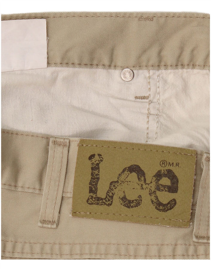 LEE Mens Straight Casual Trousers W40 L33 Beige