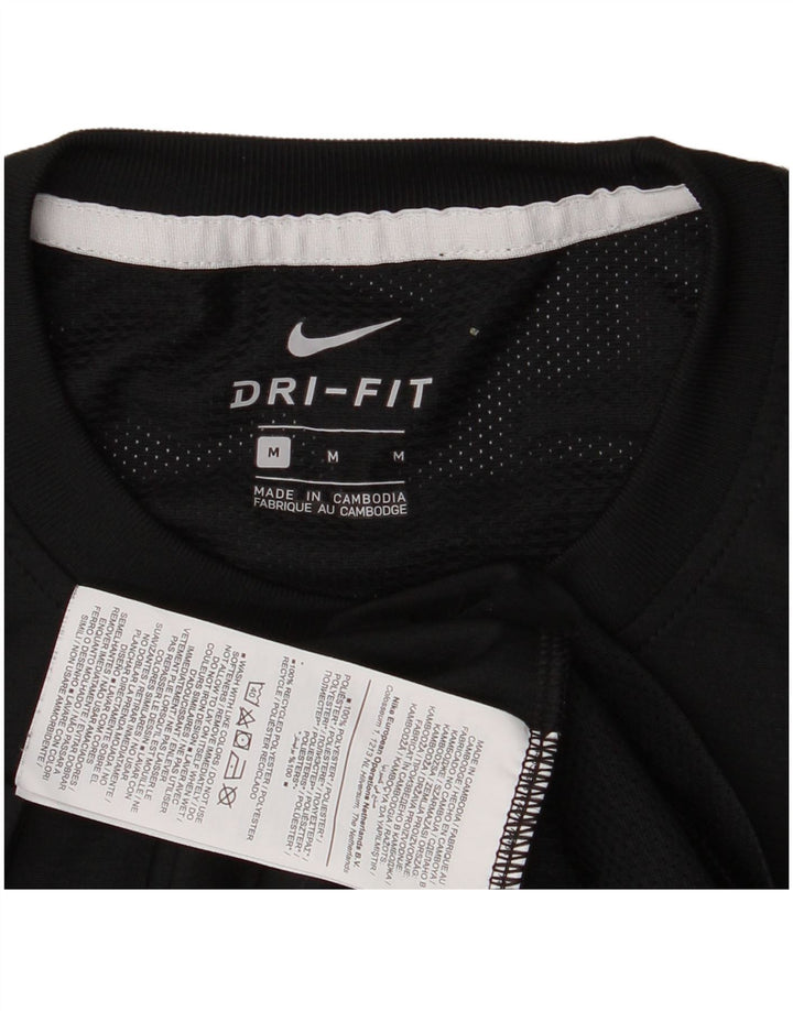 Nike Dri Fit T-Shirt majica srednje crne boje od poliestera