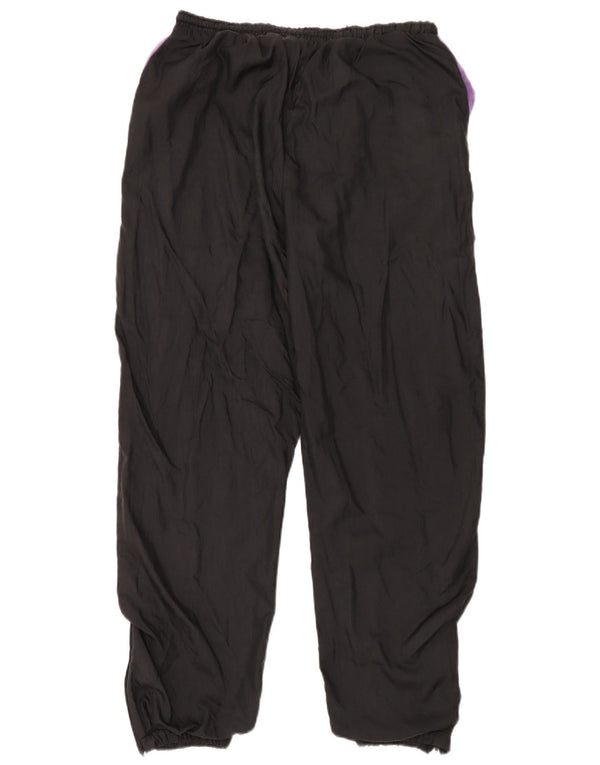 Vintage ženske hlače za trenirku Joggers UK 14 Veliki crni blok u boji