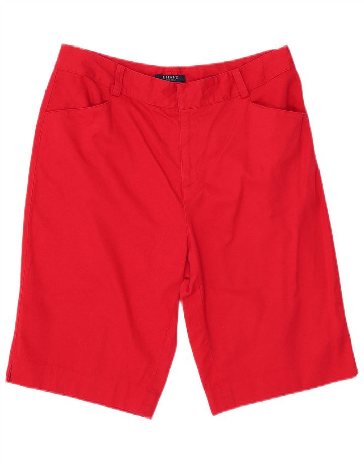 Chaps Ženske ležerne kratke hlače US 10 Large W32, crveni pamuk