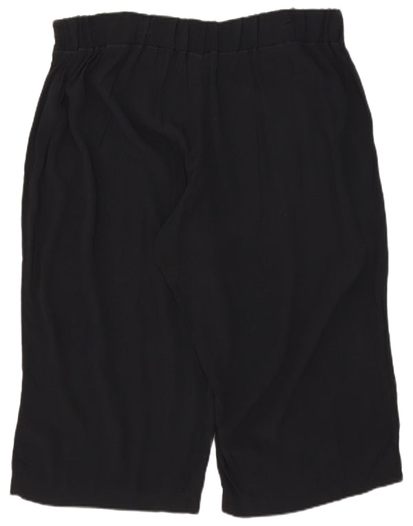 Marks & Spencer ženske sportske kratke hlače Bermuda UK 22 3XL crna viskoza