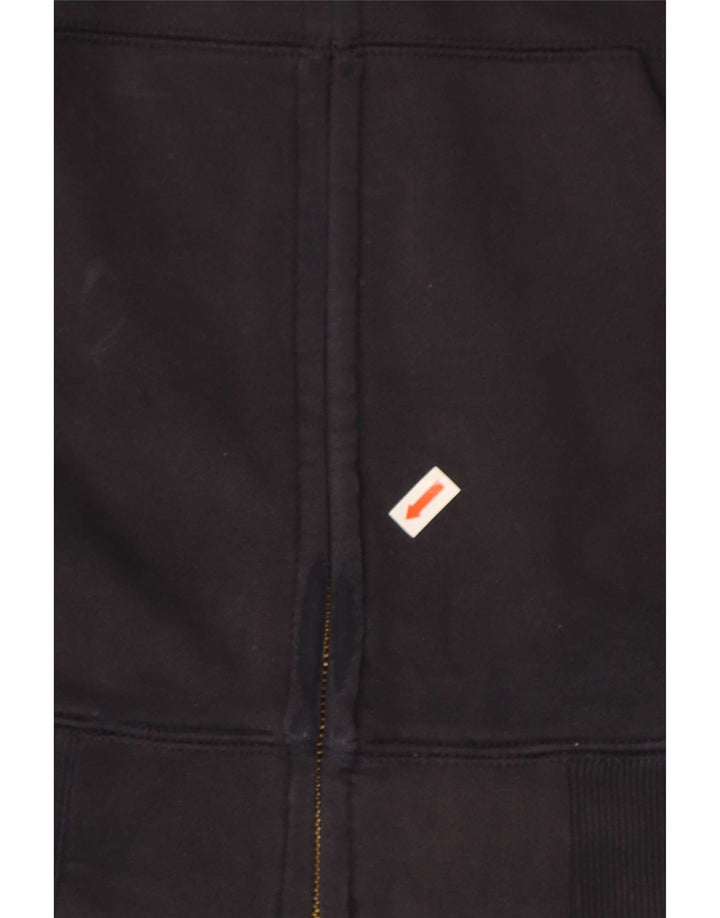 Carhartt muški pulover s kapuljačom na patentni zatvarač srednje tamnoplavi pamuk