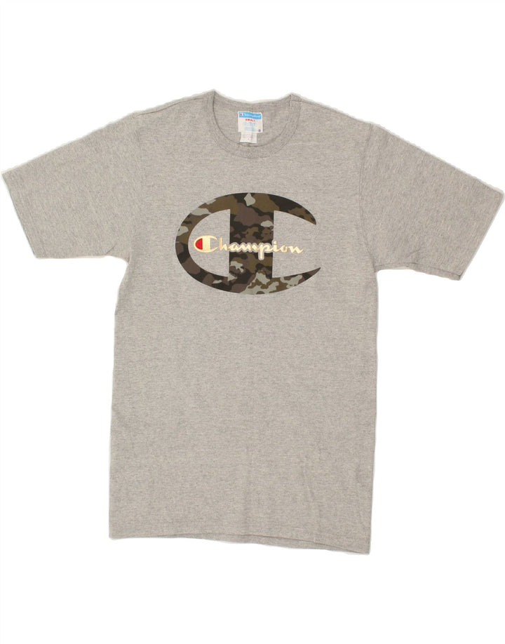 CHAMPION Mens Graphic T-Shirt Top Small Grey Cotton Vintage Champion and Second-Hand Champion from Messina Hembry 