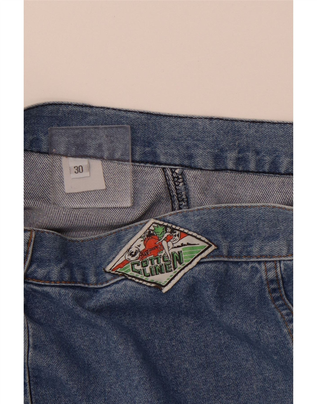 VINTAGE ženska traper suknja W30 srednje plava