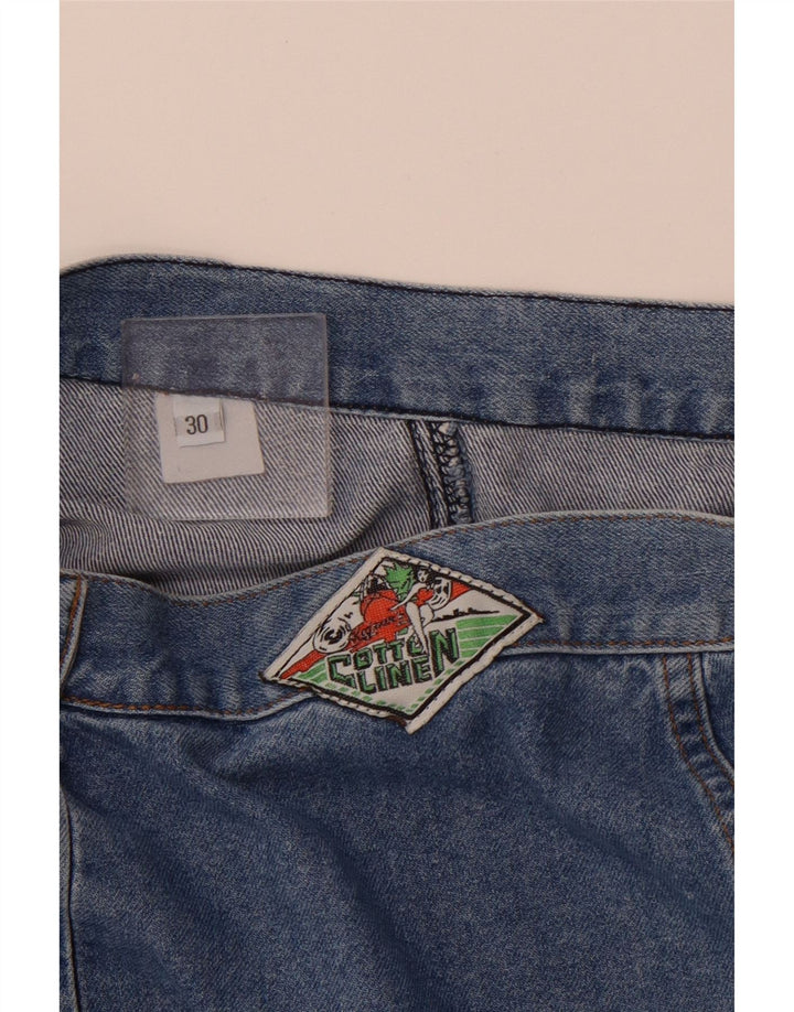 VINTAGE ženska traper suknja W30 srednje plava