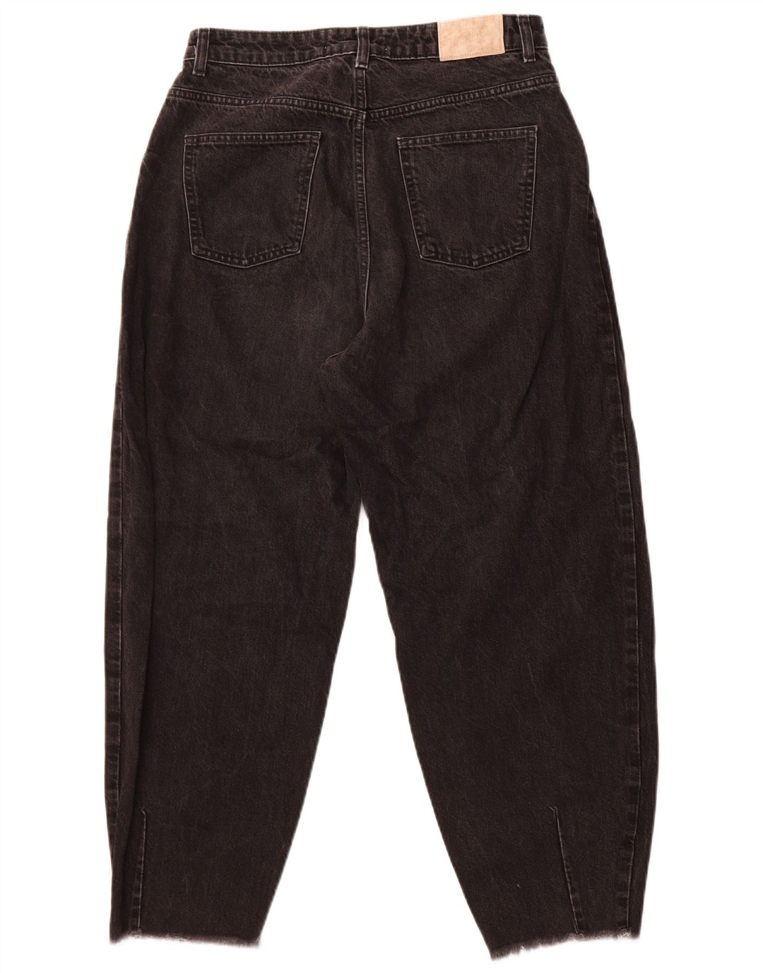 Zara ženske skraćene traperice visokog struka EU 40 srednje W30 L25 crne