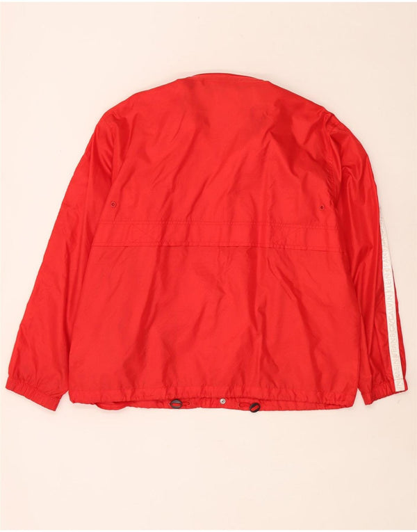 Calvin Klein Jeans muška kišna jakna s kapuljačom UK 40 Large Red Colourblock