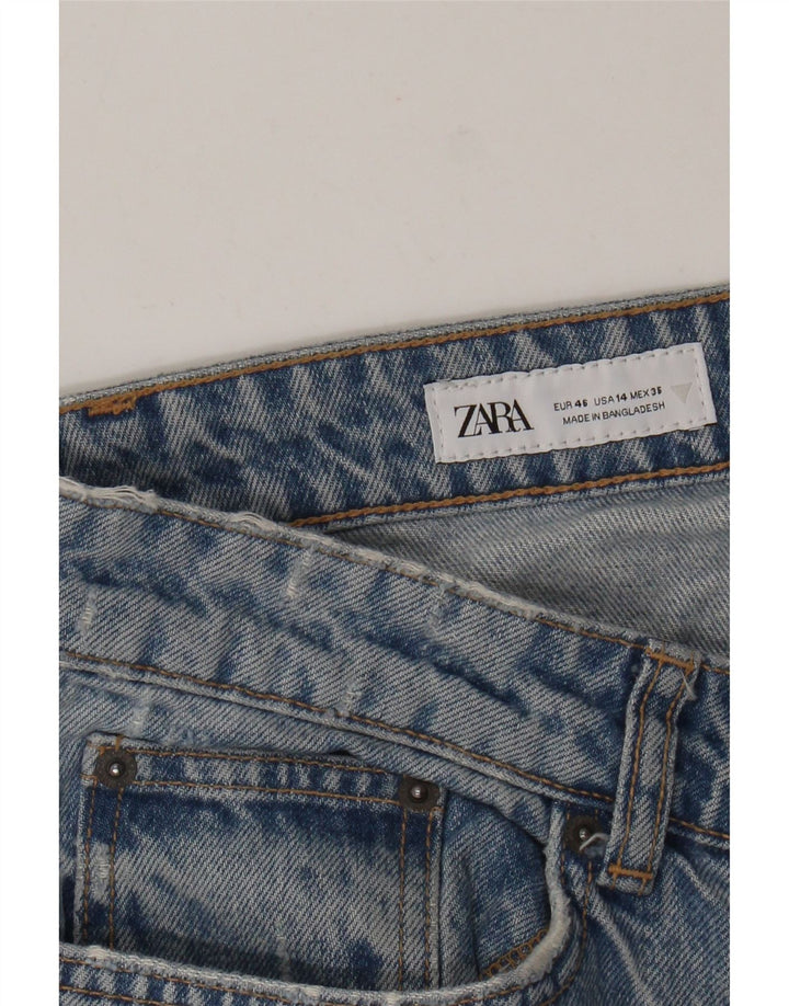 Zara ženske ravne traperice EU 46 XL W36 L29 plave