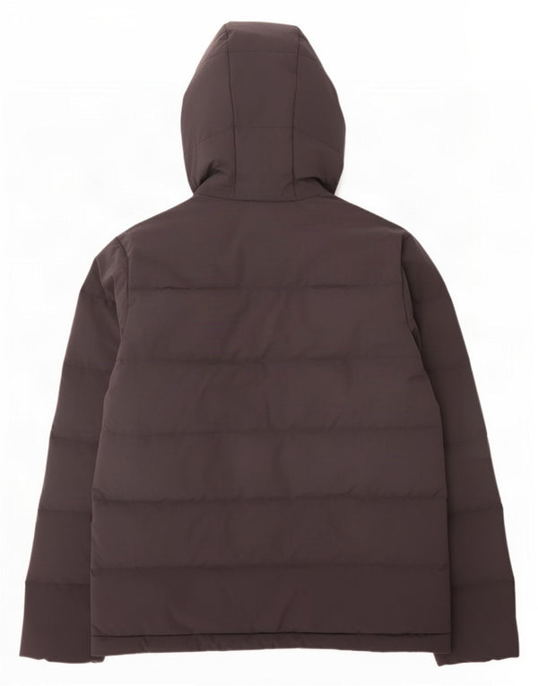 Adidas ženska podstavljena jakna s kapuljačom UK 4/6 XS crni poliester