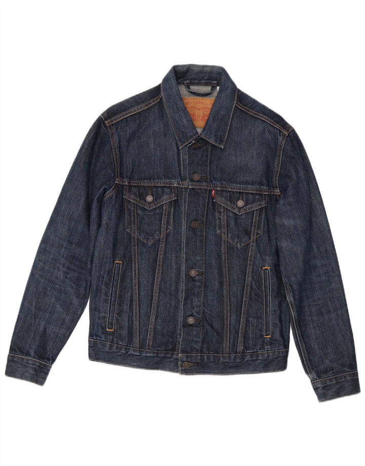 Levi's muška traper jakna UK 36 Mala tamnoplava pamuk