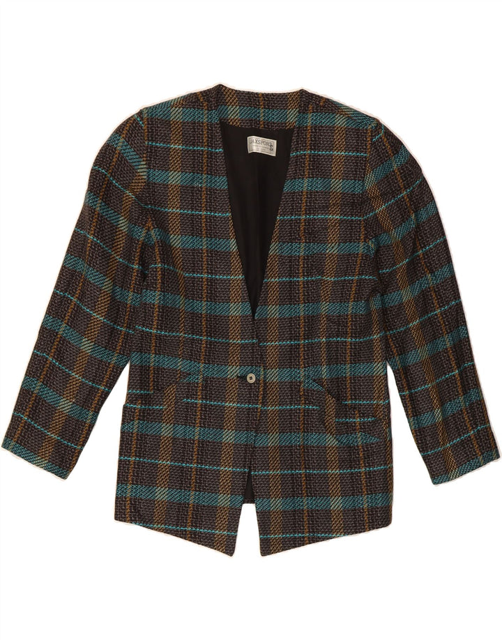 Womens 1 Button Blazer Jacket UK 10 Small Vintage Vintage and Second-Hand Vintage from Messina Hembry 