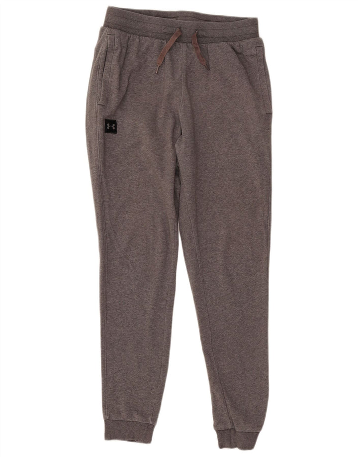 Under Armour muške trenirke Hlače Joggers Srednje sivi pamuk