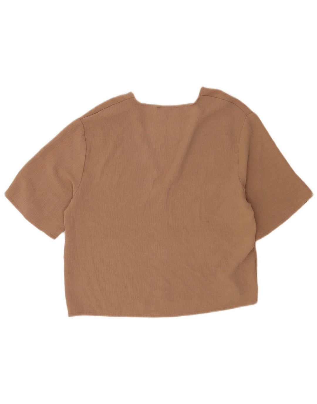Zara ženski gornji dio bluze 1/2 rukava UK 10 Small Brown