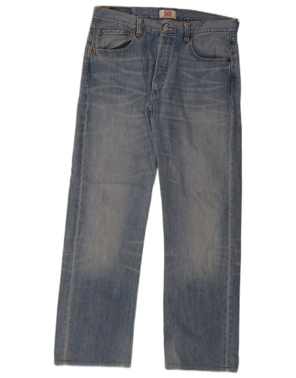 Levi's muške 501 ravne traperice W34 L30 plave