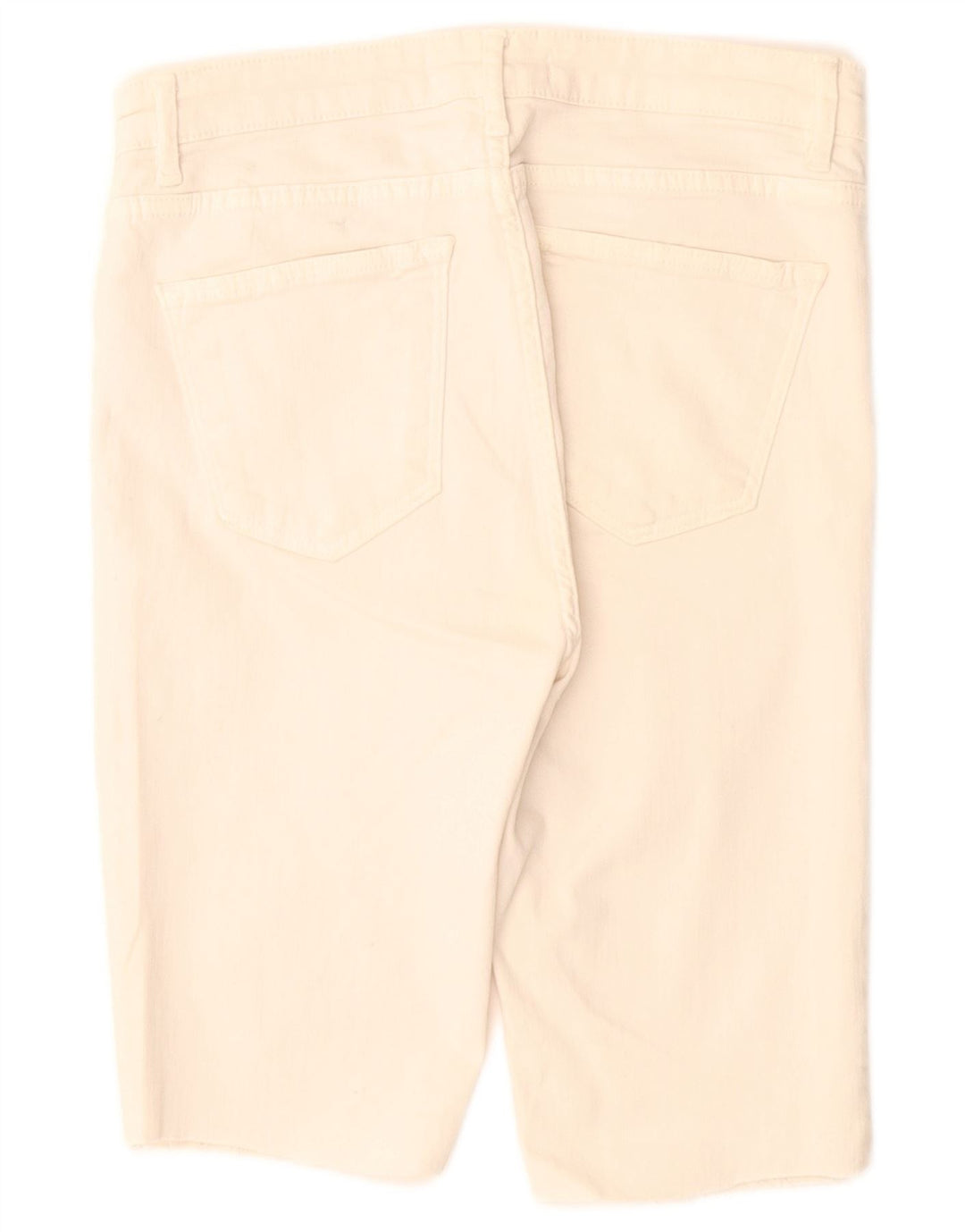 ZARA ženske bermuda traper kratke hlače EU 38 male W28 sivobijele