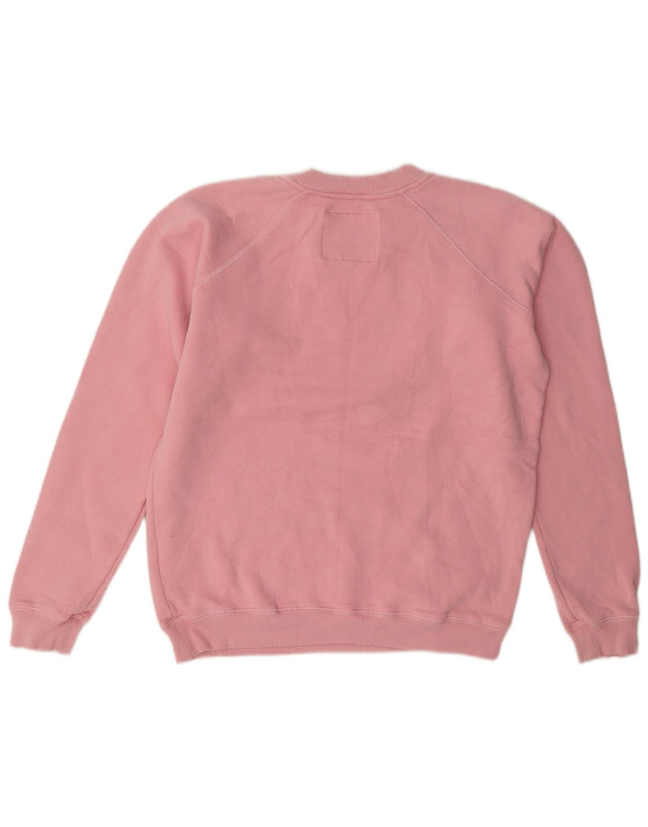 Jack Wills Ženska velika majica s kratkim rukavima UK 8 Mali ružičasti pamuk