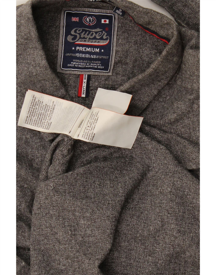 Superdry muška košulja XL sivi pamuk