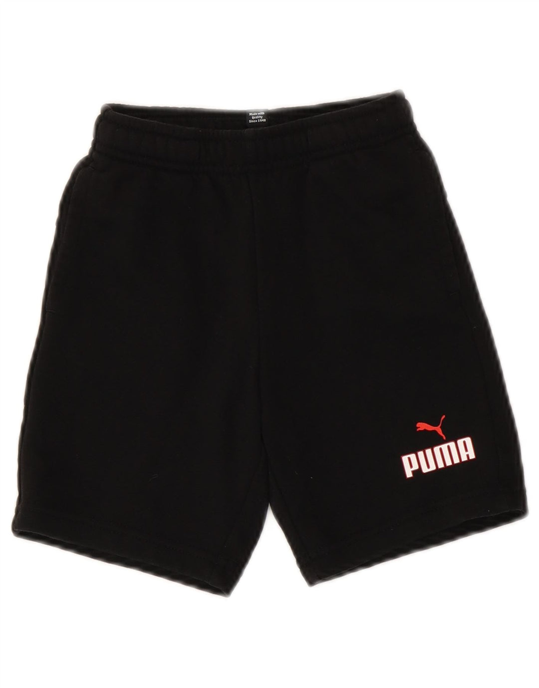 PUMA Boys Graphic Sport Shorts 5-6 Years Black Pamuk