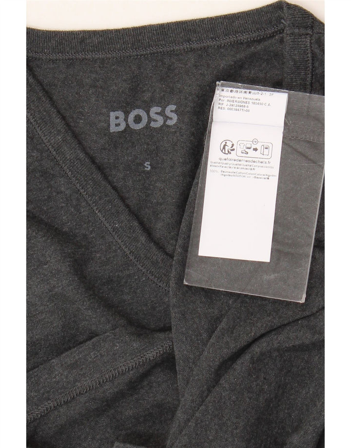 Hugo Boss Muška majica kratkih rukava Mali sivi pamuk
